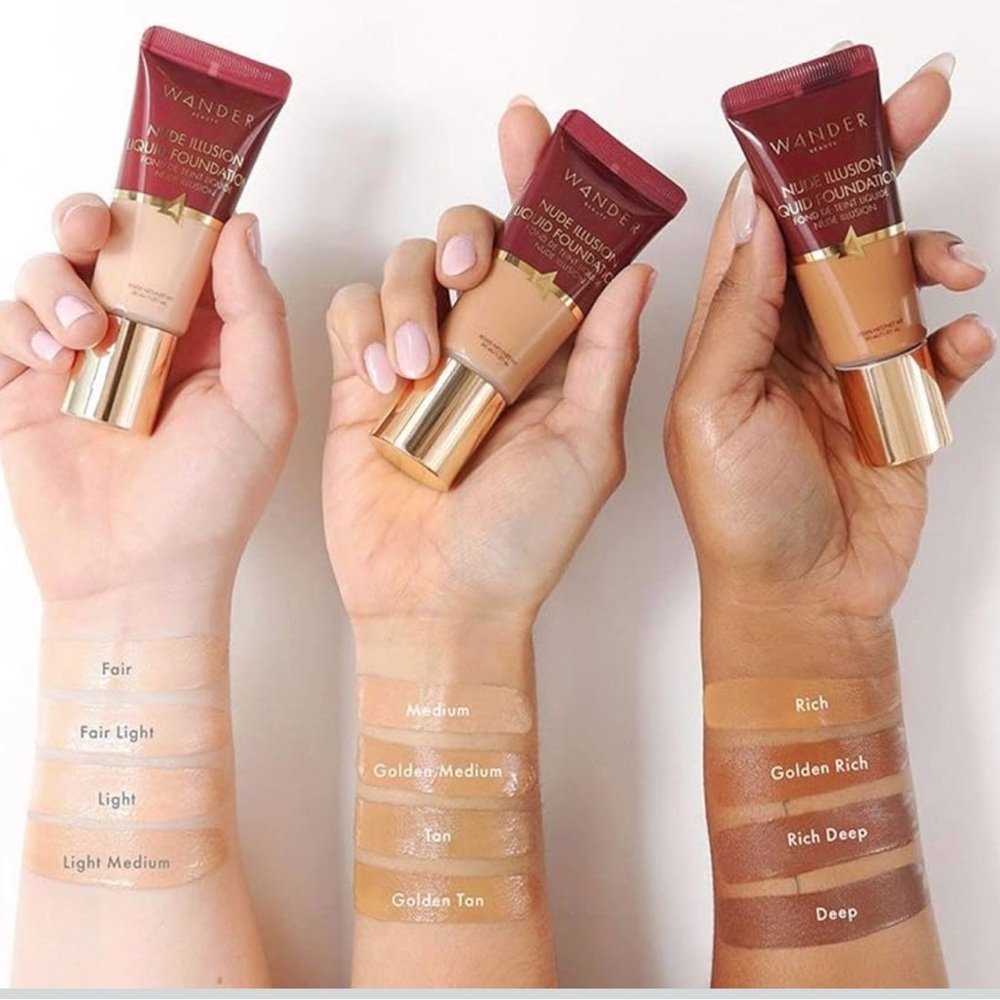 2 Wander Beauty Nude Illusion Foundation in Golden Medium